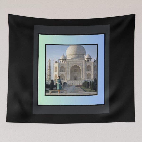 Item preview, FIRST LADY JACQUELINE KENNEDY VISITS THE TAJ MAHAL IN AGRA UTTAR PRADESH, INDIA MARCH 15 1962 designed and sold by PatriotCat.