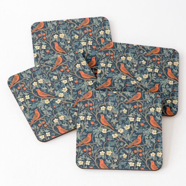 Item preview, birds in fruit trees #2 designed and sold by darkartsflowers.