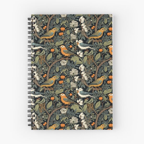 Item preview, birds in fruit trees #3 designed and sold by darkartsflowers.