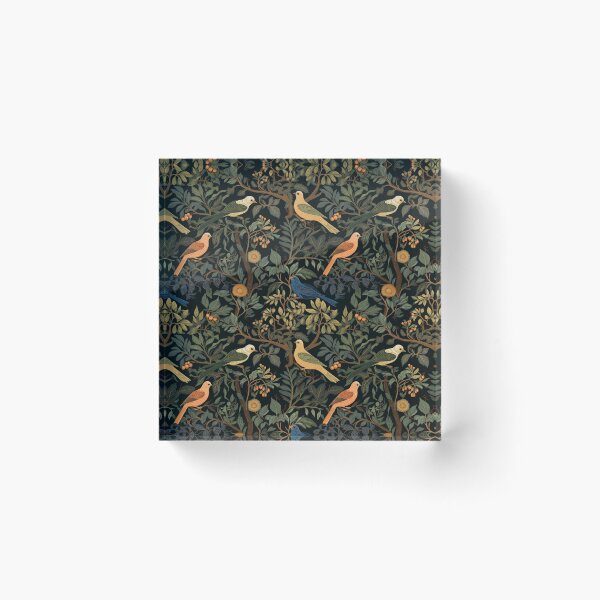 Artikelvorschau, birds in fruit trees #4 entworfen und verkauft von darkartsflowers.