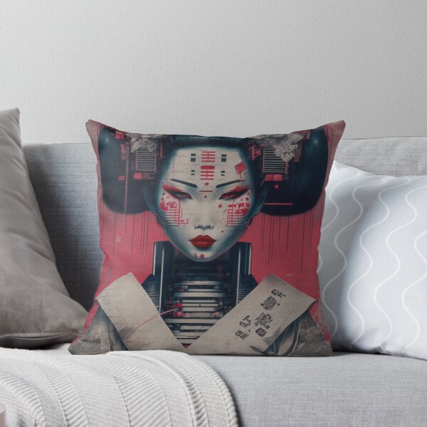 Item preview, Asian Geisha Woman Parchment designed and sold by Mlaniel.