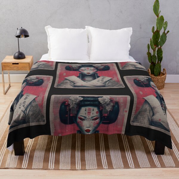 Item preview, Asian Geisha Woman Parchment designed and sold by Mlaniel.