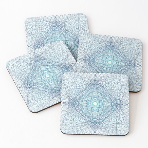 Item preview, Rectangular Pattern #4 Morph C [17078-Blues-WB] designed and sold by LottMultimedia.