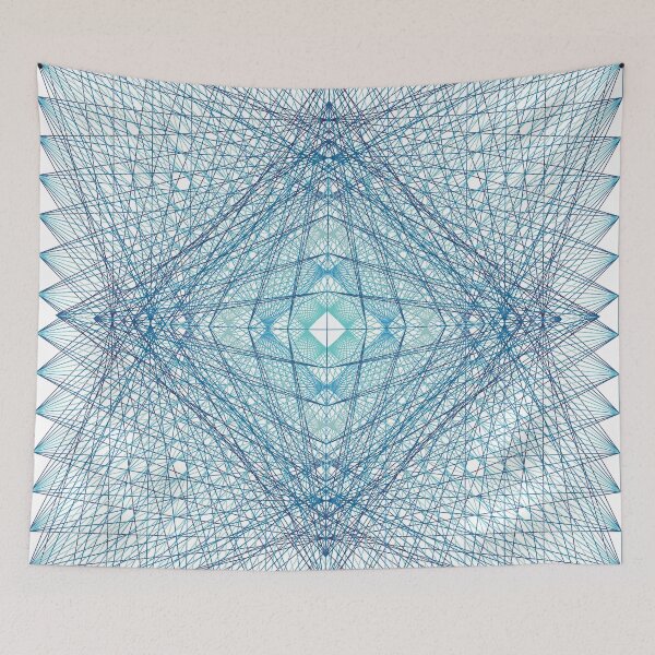Item preview, Rectangular Pattern #4 Morph C [17078-Blues-WB] designed and sold by LottMultimedia.