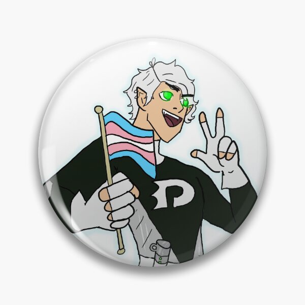 Artikelvorschau, Danny Phantom mit einer Trans-Flagge entworfen und verkauft von Silveraro.