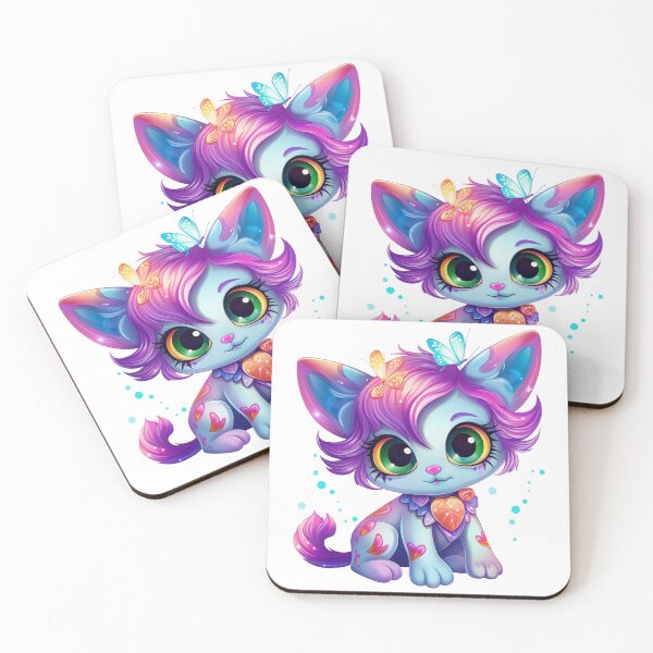 Item preview, Cute Rainbow Kitty Fairy designed and sold by TyGuySupply.