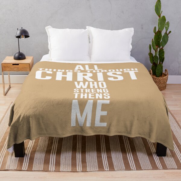 Item preview, All Things Through Christ - Philippians 4:13 - Faith Apparel designed and sold by Rtim1230.