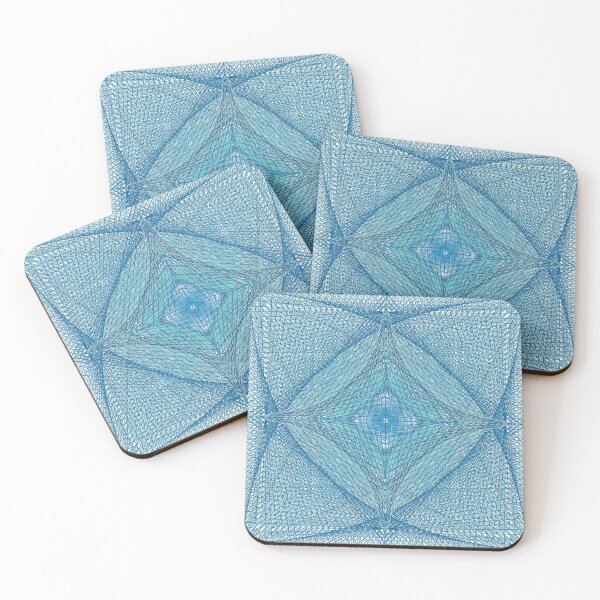 Item preview, Rectangular Pattern #4 Morph C [17211-Blues-WB] designed and sold by LottMultimedia.