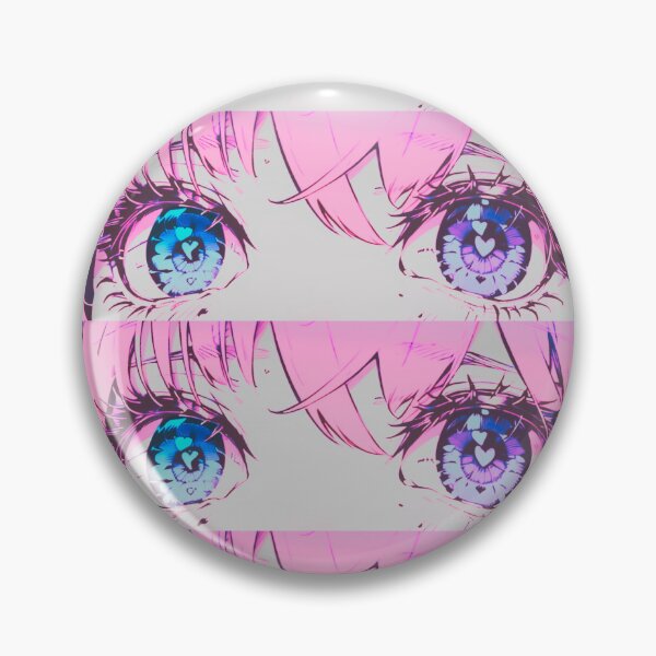 Item preview, Pastel Pink Manga Girl Heart Eyes Aesthetic Anime Edit designed and sold by MikaseSan.