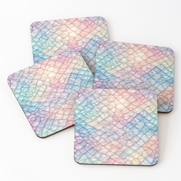 Item preview, Abstract Colorful Pastel Mosaic Pattern designed and sold by calibrit.
