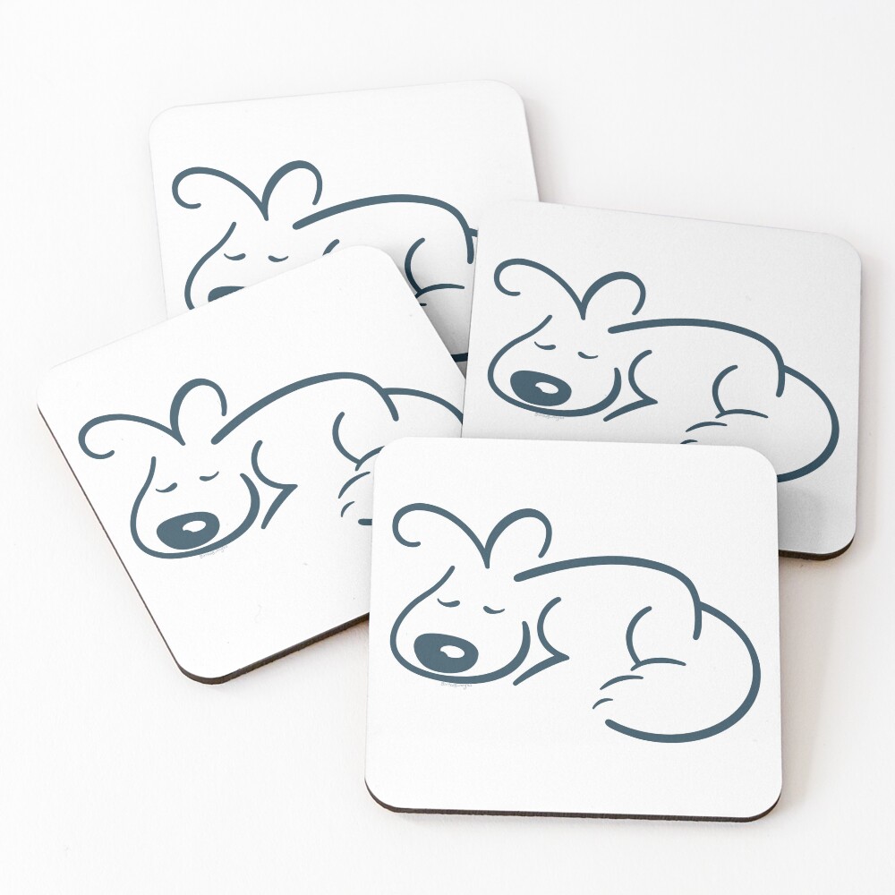 Item preview, Coasters (Set of 4) designed and sold by OneLineTeddy.