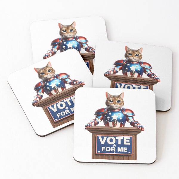 Item preview, Patriotic Cat Vote for me  designed and sold by VividDripCo.