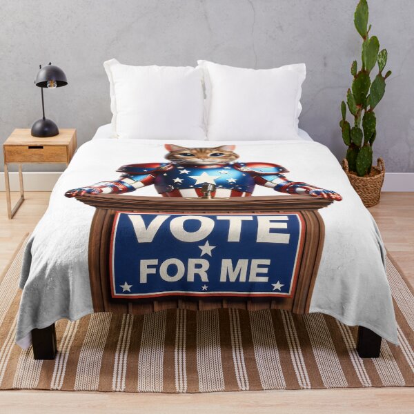 Item preview, Patriotic Cat Vote for me designed and sold by VividDripCo.