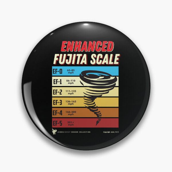 Item preview, Enhanced Fujita Scale v3 designed and sold by Jazz Bishop’s Tornado Alley Tees.