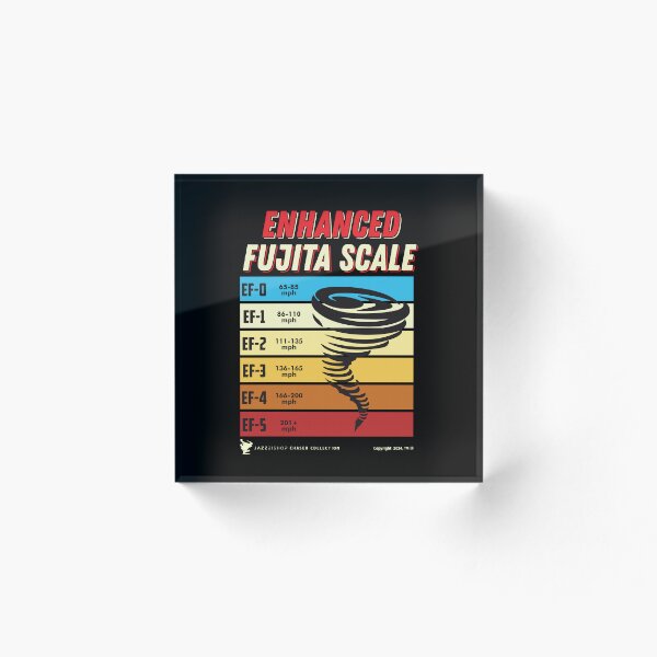 Item preview, Enhanced Fujita Scale v3 designed and sold by Jazz Bishop’s Tornado Alley Tees.