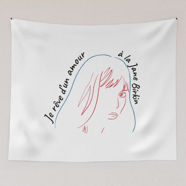 Item preview, Jane Birkin MIKA - Je rêve d'un amour à la Jane Birkin designed and sold by TooFrenchClub.