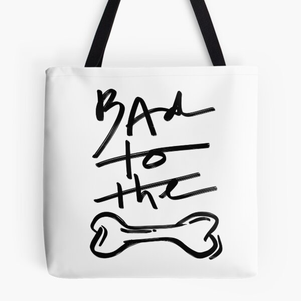 Item preview, Bad to the Bone | White designed and sold by hailandtimber.