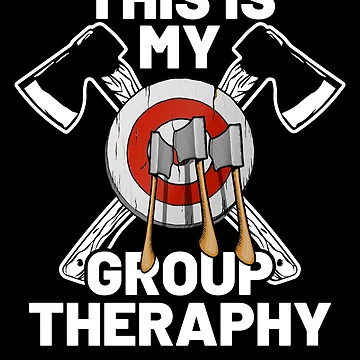 Vorschaubild zum Design This Is My Group Therapy Axe Thrower Funny Axe Throwing Gear von DynamicDesign