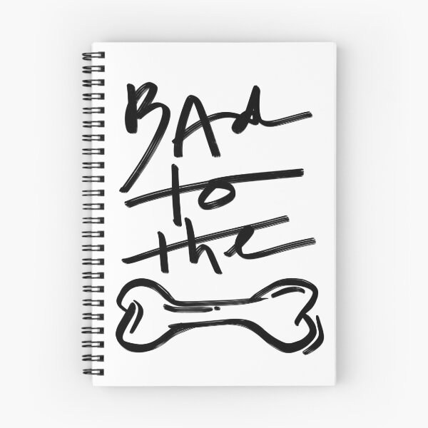 Item preview, Bad to the Bone | White designed and sold by hailandtimber.