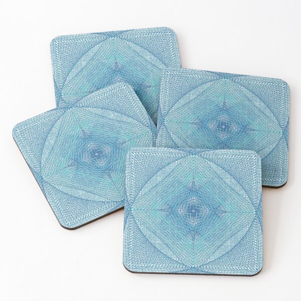 Item preview, Rectangular Pattern #4 Morph C [17345-Blues-WB] designed and sold by LottMultimedia.
