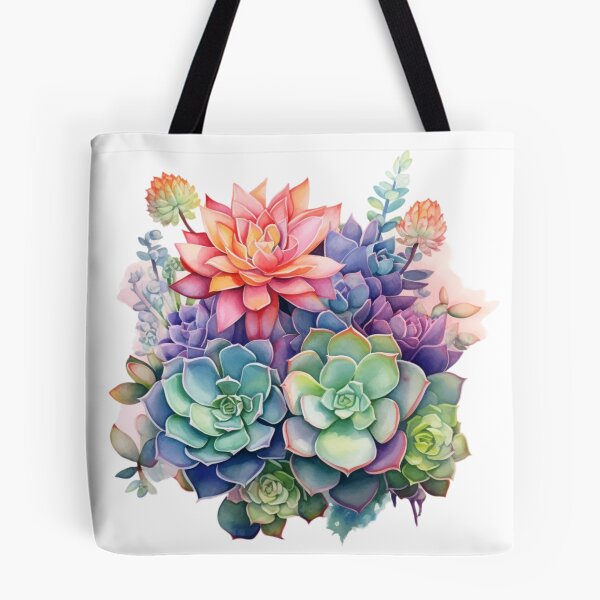 Item preview, Water Color Succulents designed and sold by Thingsnsich.