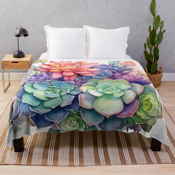 Item preview, Water Color Succulents designed and sold by Thingsnsich.