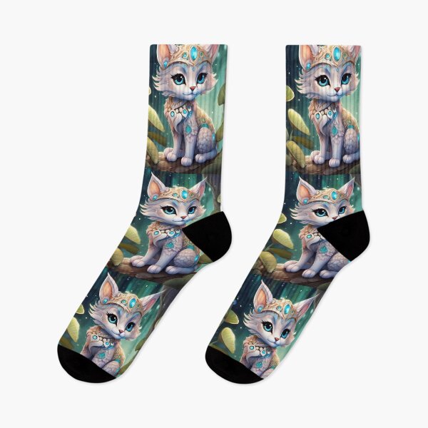 Item preview, Cute Fantasy Kitty Cat designed and sold by TheArtOfPat.