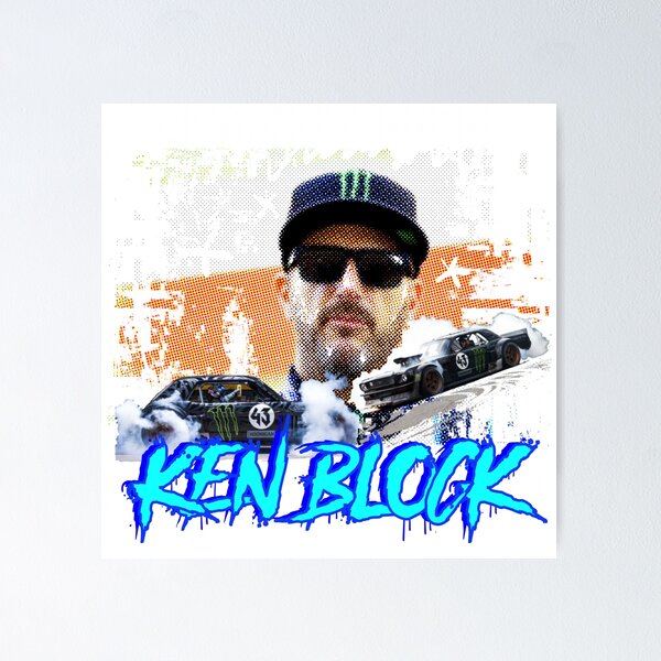 Item preview, Ken block racing car rally art tribute designed and sold by differenttings.
