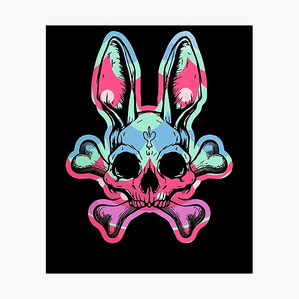 Rabbit Skull Crossbones Funny Easter Bunny Skeleton Rabbit Gear