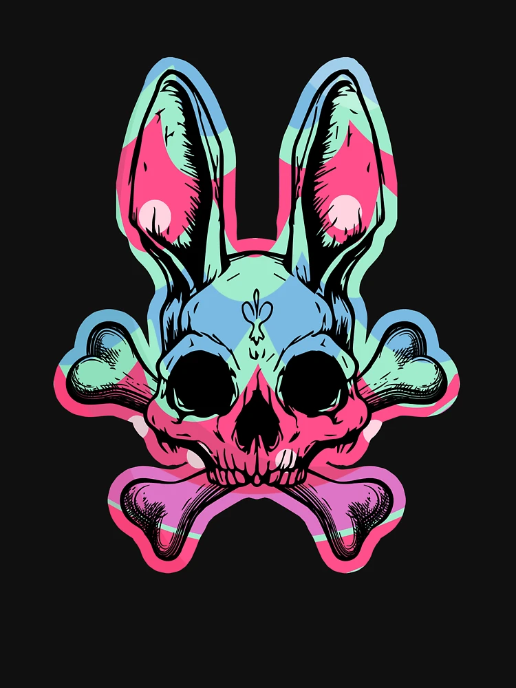 Thumbnail 6 von 6, Leichter Pullover, Rabbit Skull Crossbones Funny Easter Bunny Skeleton Rabbit Gear designt und verkauft von DynamicDesign.