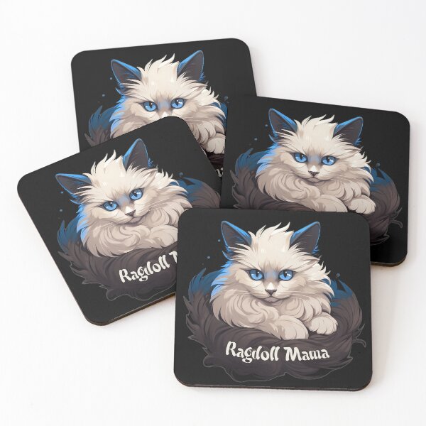 Artikelvorschau, Ragdoll Mama – Katzenliebhaberin – süßer Cartoon – Kitty Fix entworfen und verkauft von Kitty-Fix.