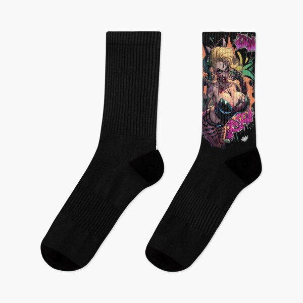 Artikelvorschau, Zombabe Toon Pinup Leidenschaft entworfen und verkauft von Bubble-Bay Shop.