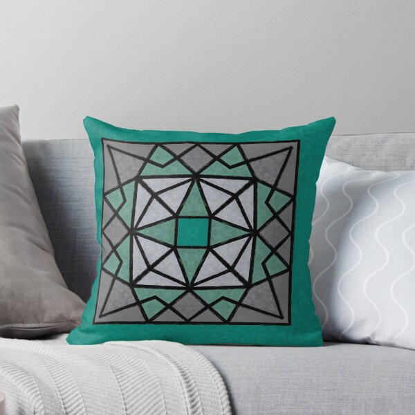 Item preview, Green, Gray and Black Tile designed and sold by KathyLav.