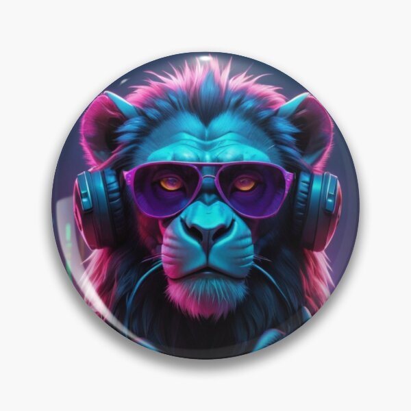 Item preview, Sports monkey in neon lights designed and sold by ejkaterina.