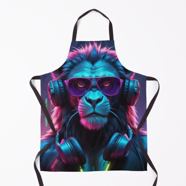 Item preview, Sports monkey in neon lights designed and sold by ejkaterina.