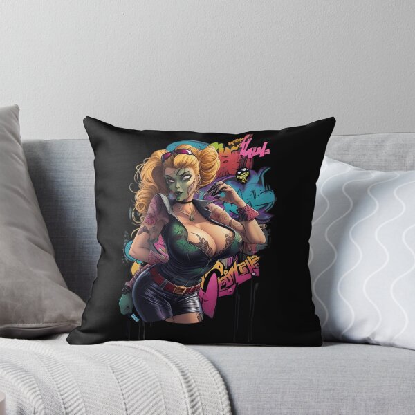 Artikelvorschau, Pinup Toon Zombabe Verführung entworfen und verkauft von Bubble-Bay Shop.