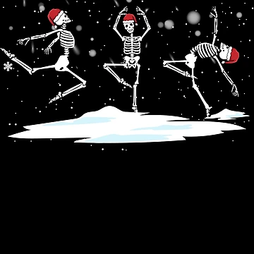 Vorschaubild zum Design Ballet Dancing Christmas Skeletons Goth Dancing Skeletons Gear von DynamicDesign