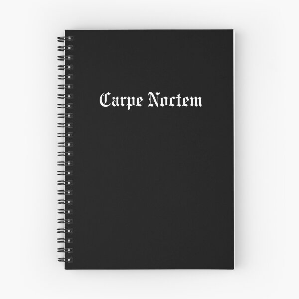 Aperçu de l'œuvre Carpe Noctem Seize The Night Citation latine créée et vendue par Ninjakandy.