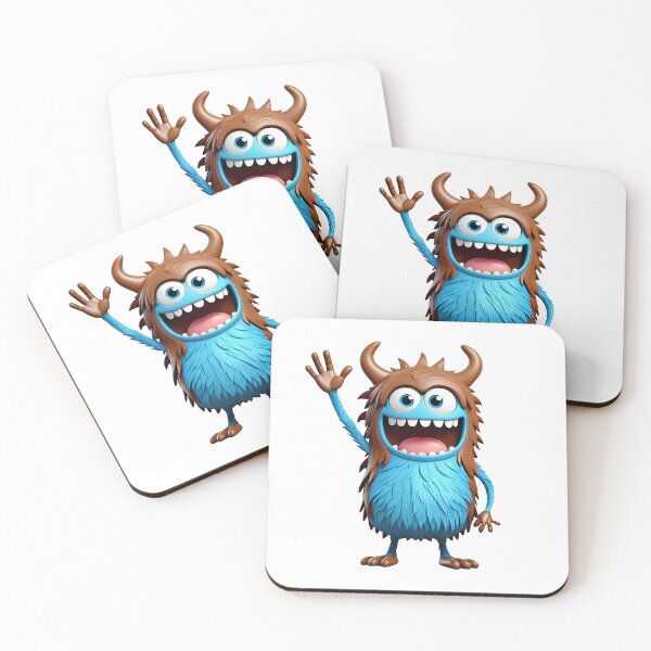 Item preview, Little Monster greeting #01 designed and sold by Tecno-Art-Land.