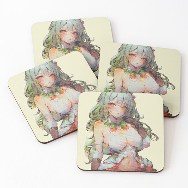 Item preview, Anime Christmas Vert Green Heart AIArt designed and sold by MikaseSan.
