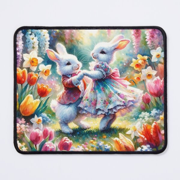 Item preview, Dancing Bunnies designed and sold by CountryBreezes.