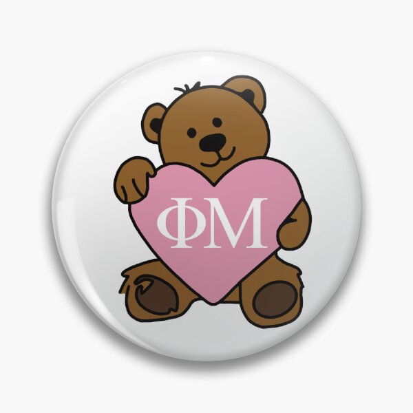 Item preview, Phi Mu Teddy Bear designed and sold by KatherinesArt3.