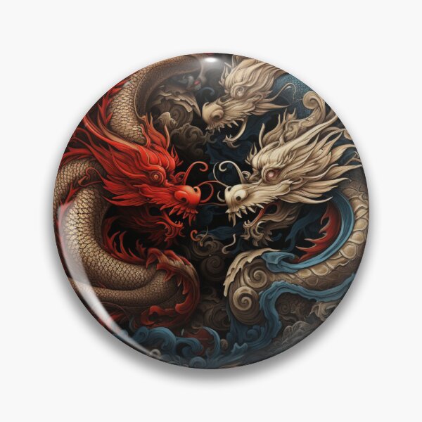 Item preview, Chinese Dragon Yin Yang designed and sold by Jemimo.