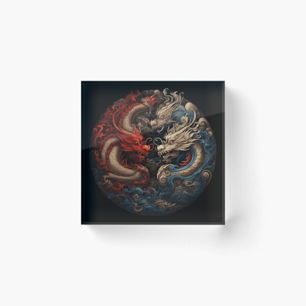 Item preview, Chinese Dragon Yin Yang designed and sold by Jemimo.