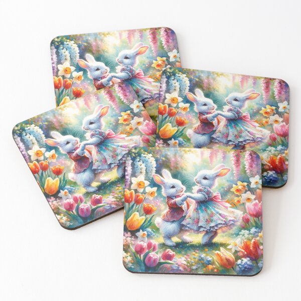 Item preview, Dancing Bunnies designed and sold by CountryBreezes.