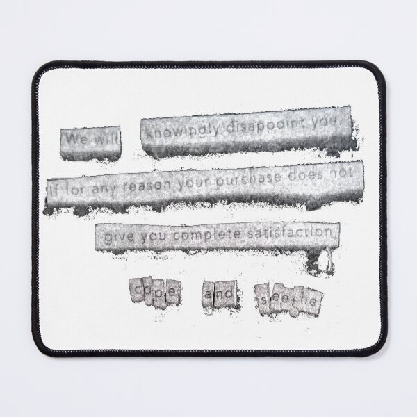 Item preview, The Guarentee (Black & White) designed and sold by DrActivisionary.