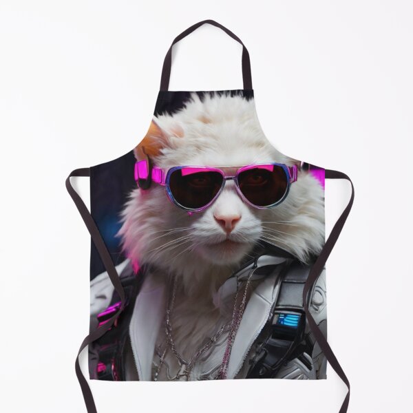 Item preview, Cat in neon lights designed and sold by ejkaterina.