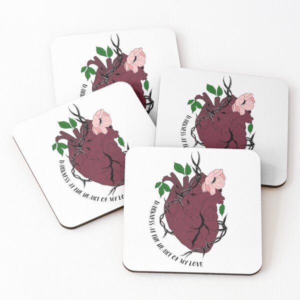 Item preview, Darkness At The Heart Of My Love - Heart Colour Design designed and sold by CharlottesArtz.