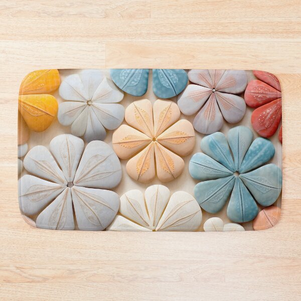 Item preview, Colorful sand dollar collage print designed and sold by dcrc.