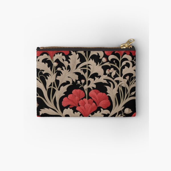 Item preview, Art Nouveau Floral Pattern Collection #1 - Red Bleeding Heart Flowers #34 designed and sold by elektronen.